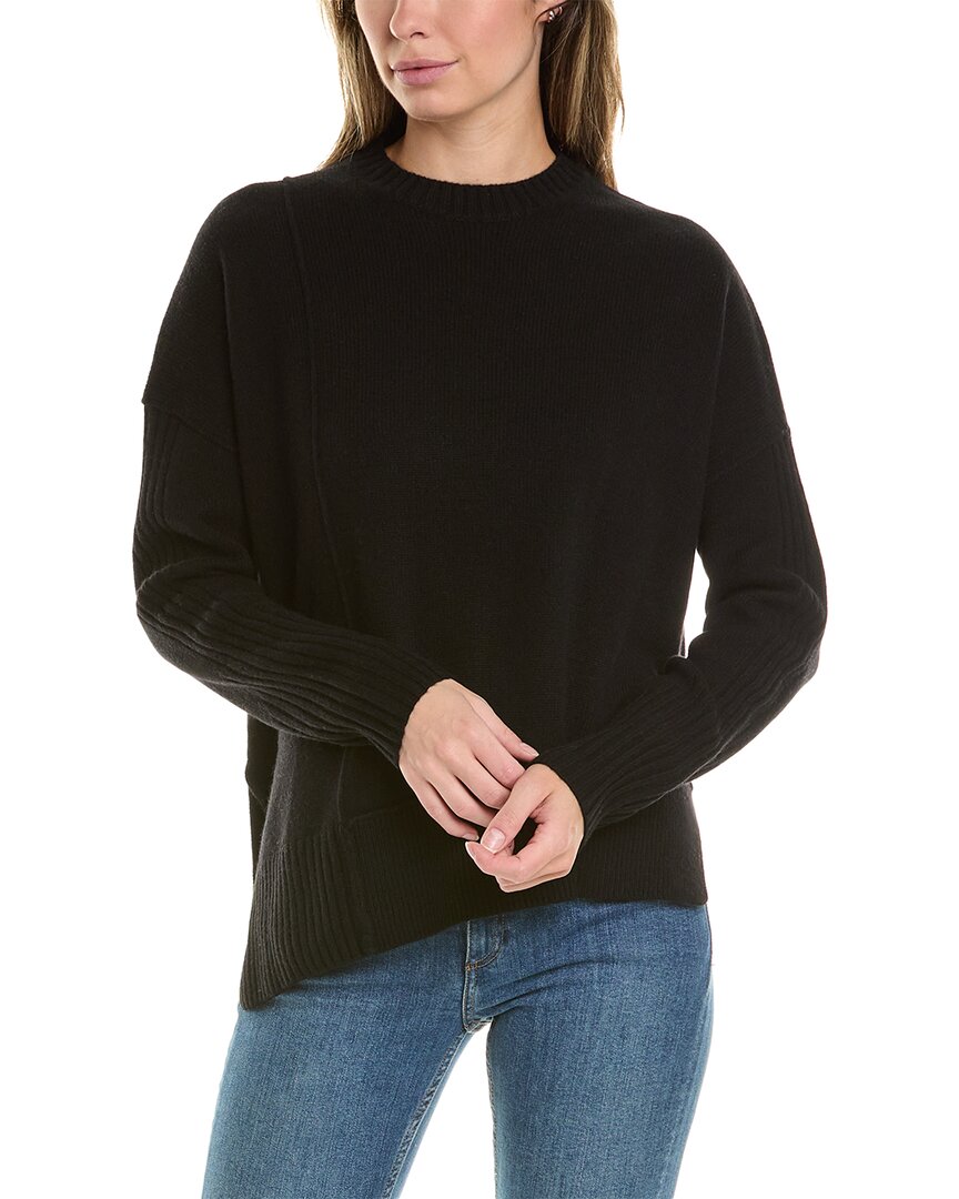 Allsaints Kiki Cashmere & Wool-blend Sweater In Black