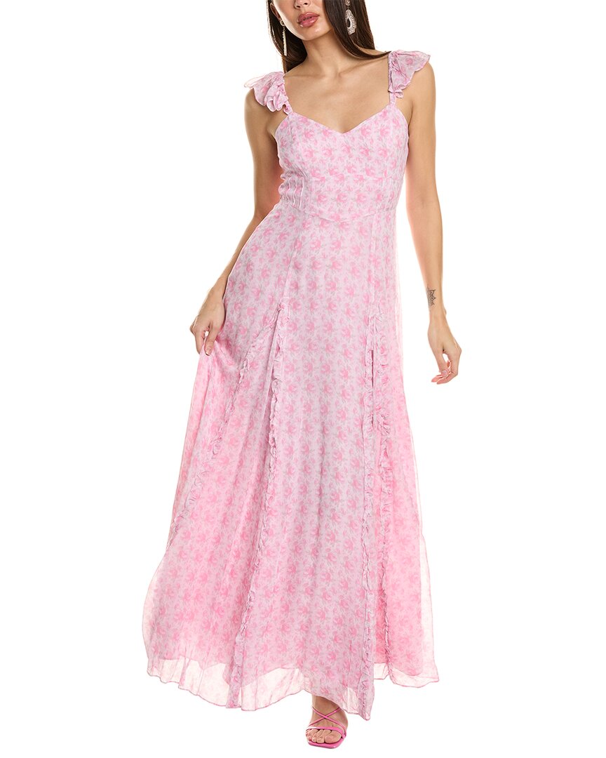 Loveshackfancy Tulonne Floral Print Ruffle Dress