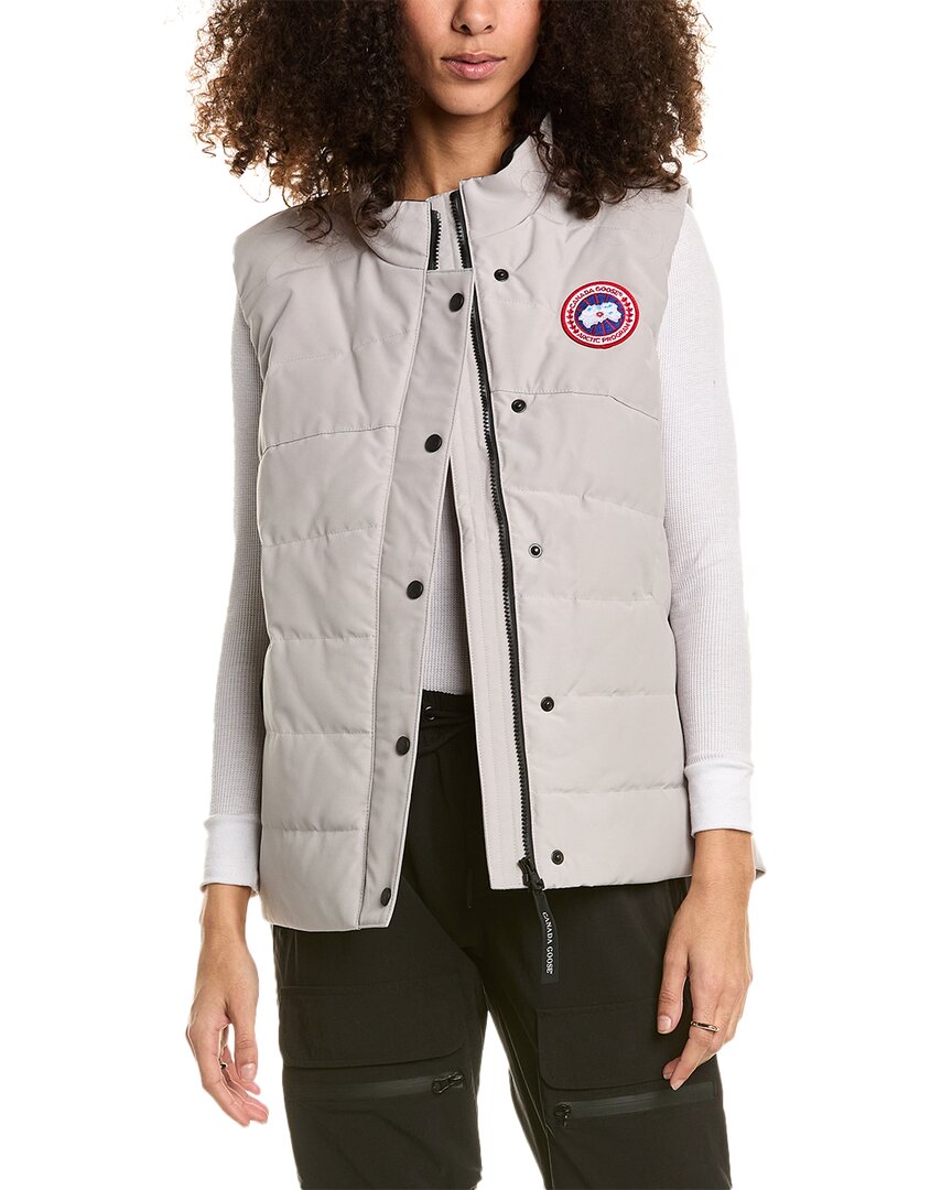 Canada Goose Freestyle Vest Down Jacket In Grey