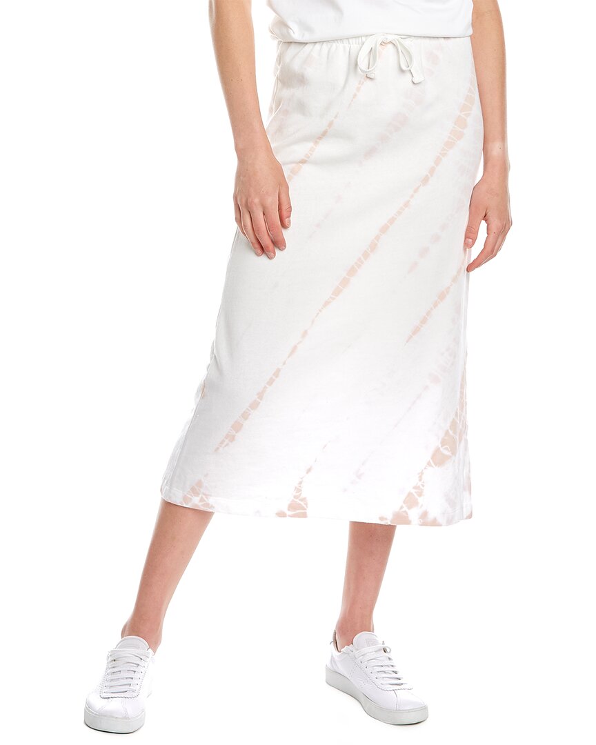 Splendid Celeste Midi Skirt In White