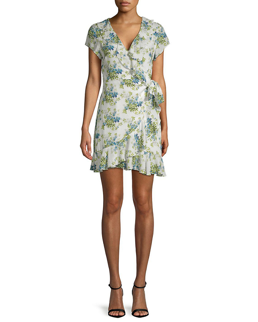 Image of st Sight Floral Wrap A-Line Dress