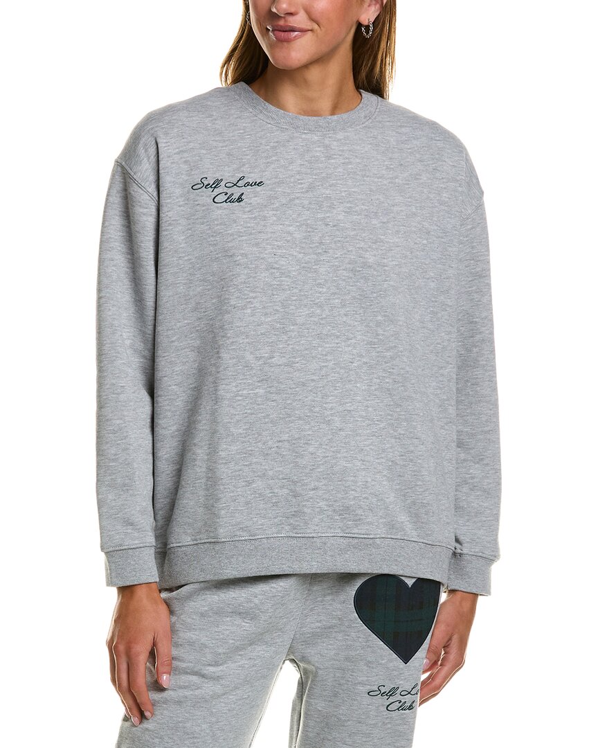 Vintage Havana Essential Fleece Pullover In Grey
