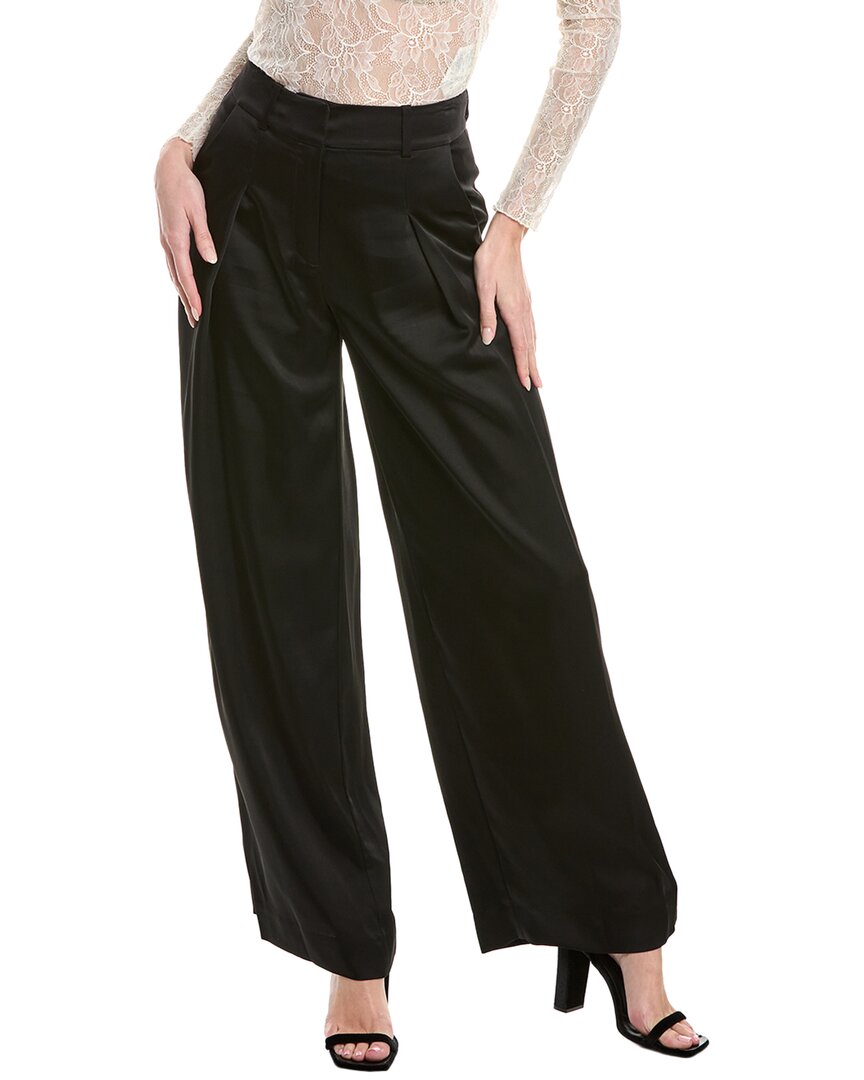 Simkhai Mercer Pleated Pant In Black