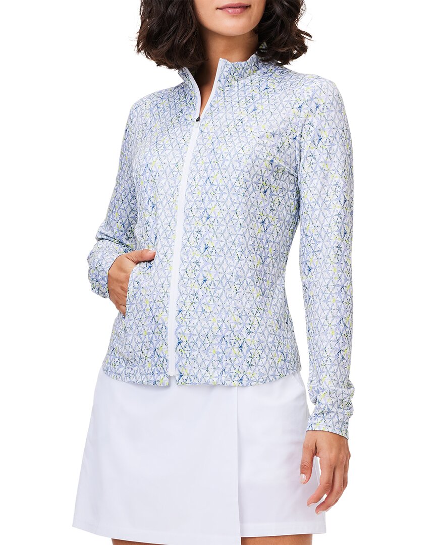 Nic + Zoe Nic+zoe Abstract Kaleidoscope Flow Fit Jacket