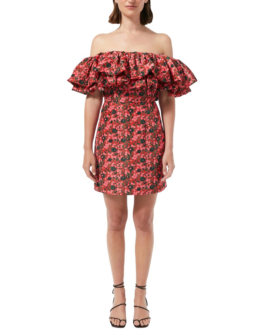 Rhode Vivi Off-shoulder Minidress In Pink