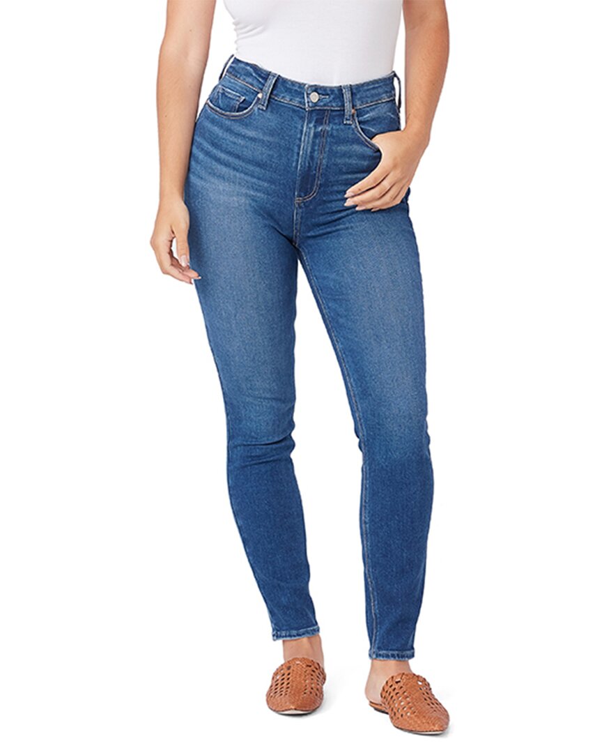 Paige Cheeky Ankle Slim Jean In Blue