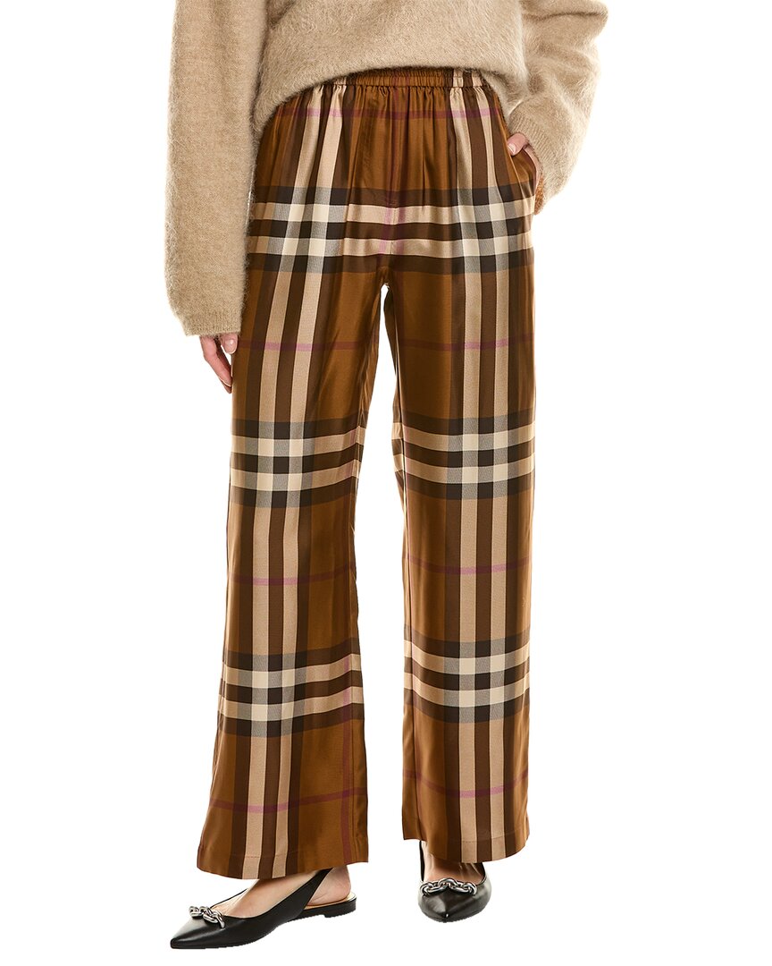 Burberry Alex Trousers In Brown