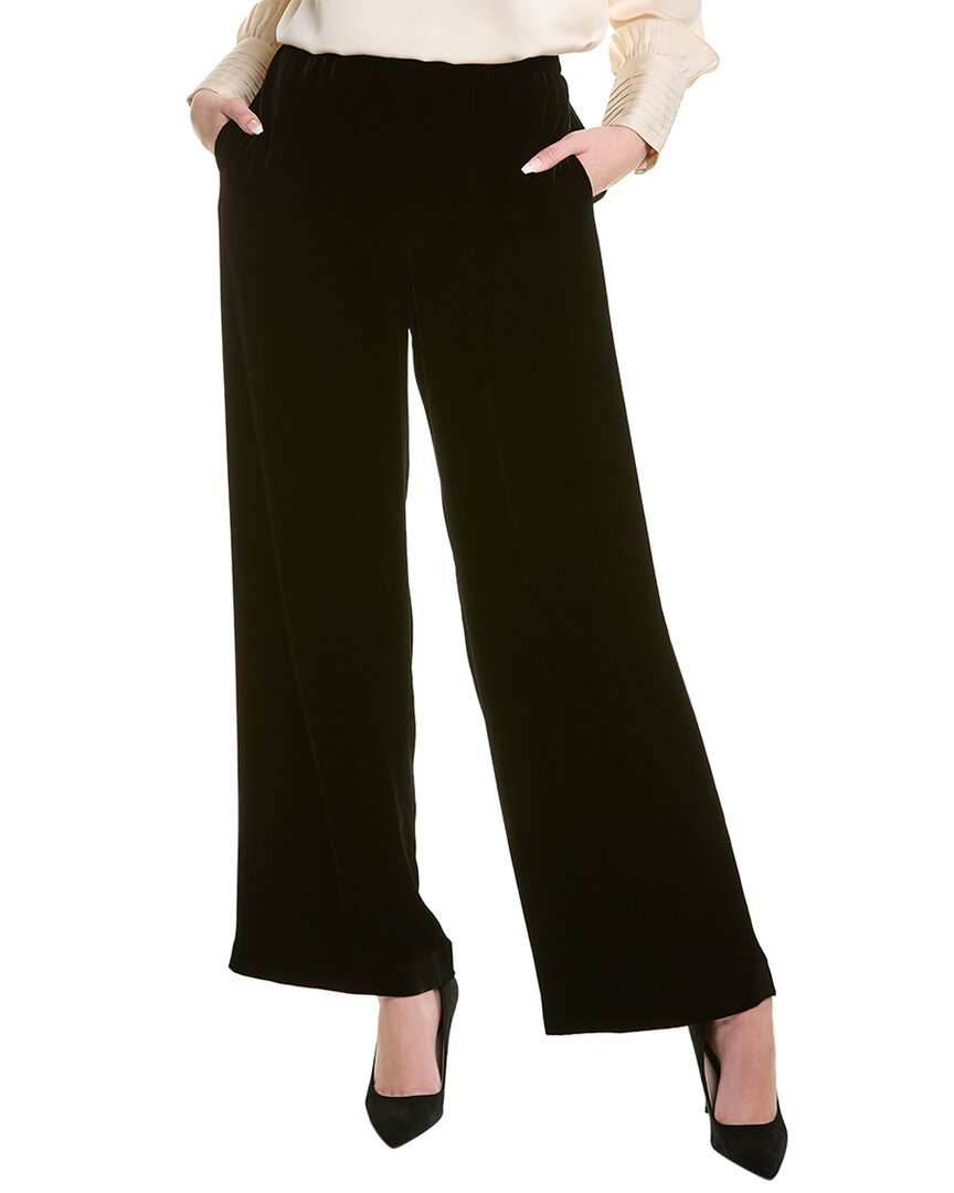 Lafayette 148 Classic Riverside Silk-blend Pant In Nocolor