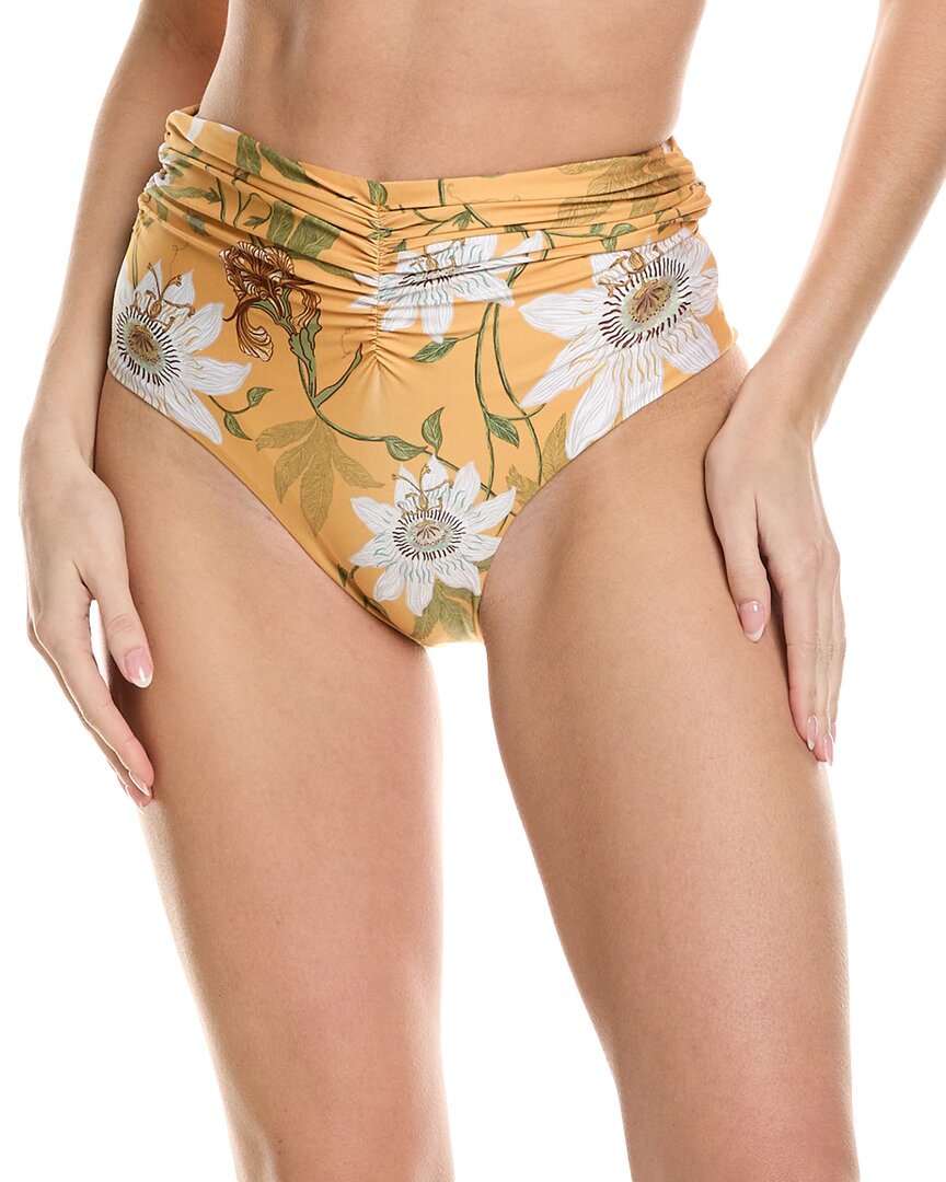 Agua By Agua Bendita Vaiven Pasiflora Floral-print Bikini Bottom