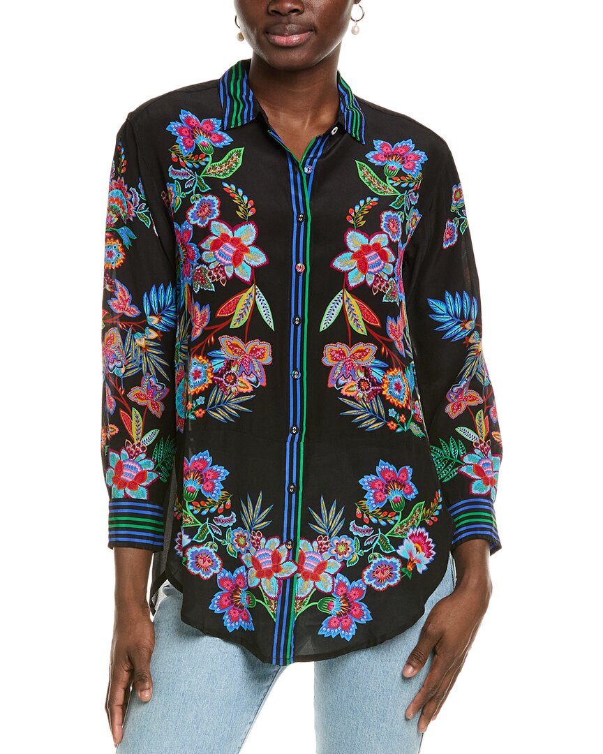 Johnny Was Pujha Silk Tunic