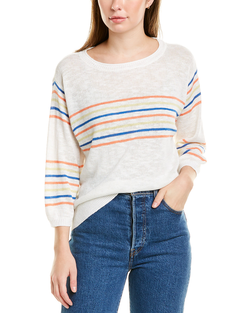 Image of Michael Stars Alexi Linen-Blend Top