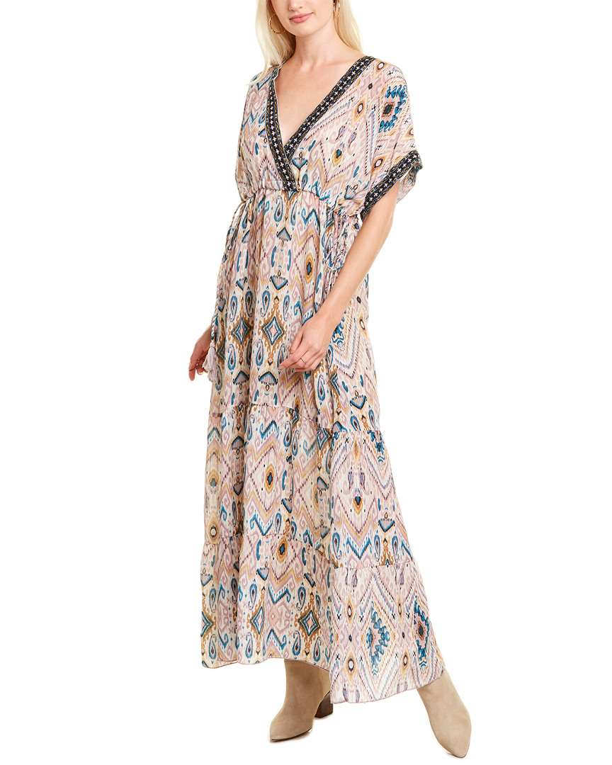 Image of Johnny Was Alona Silk Maxi Dress