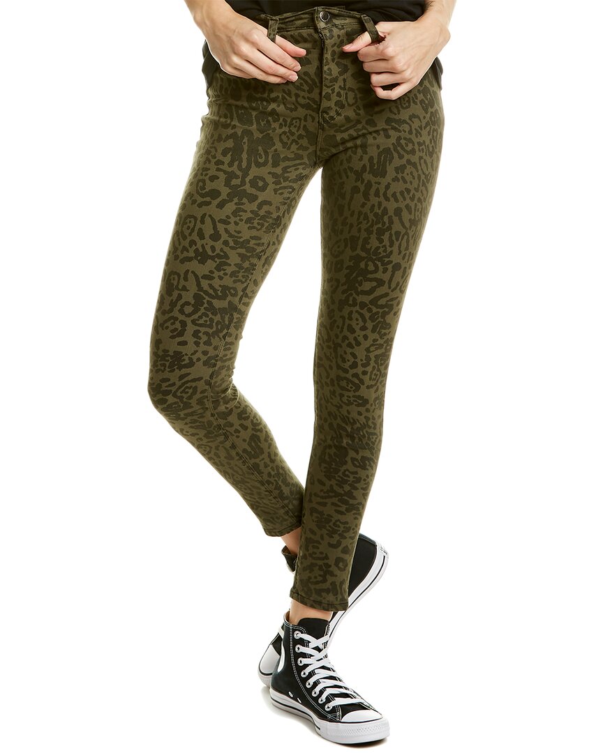 Image of HUDSON Jeans Barbara Troop Leopard High-Waist Super Skinny Leg