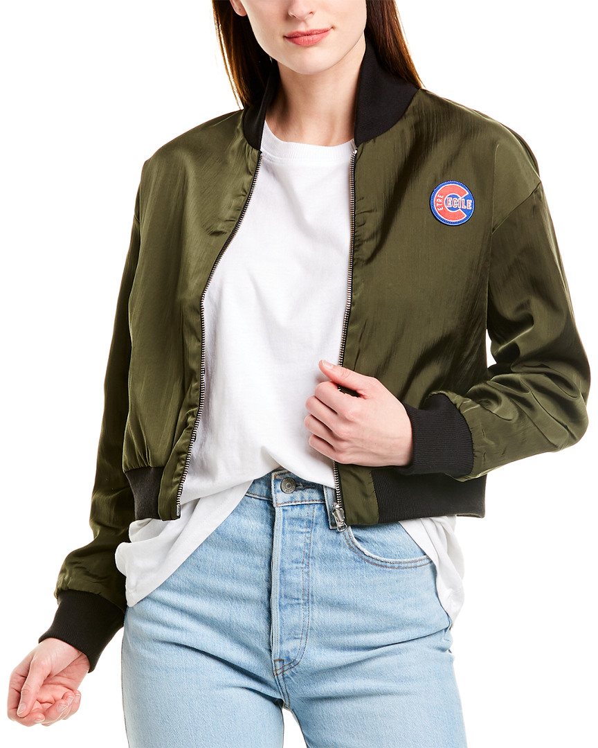 Image of etre cecile Reversible Crop Bomber Jacket