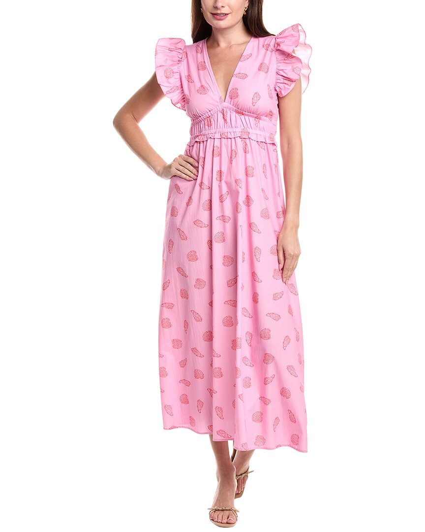 Sail To Sable Midi Dress In Pink