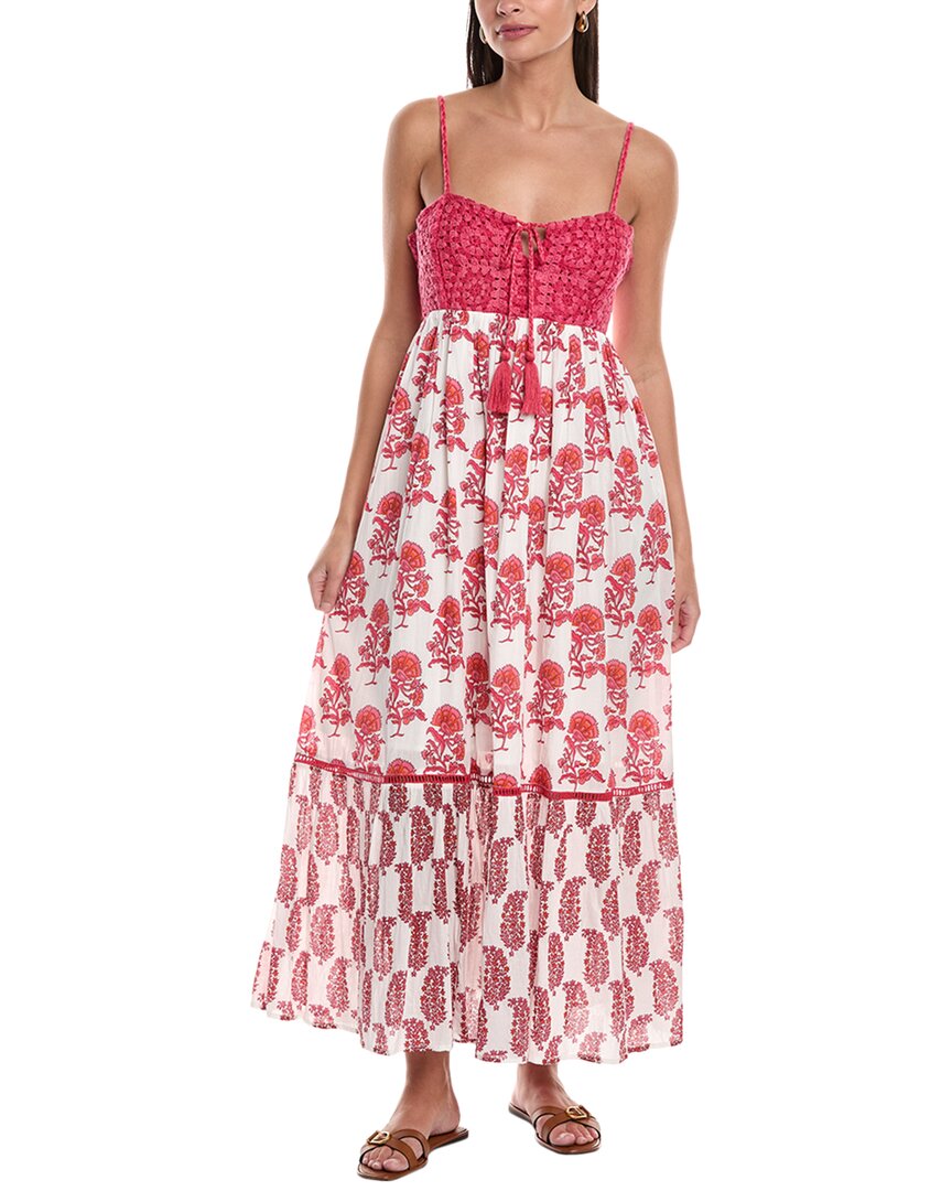 Ro's Garden New Guinea Maxi Dress In Pink