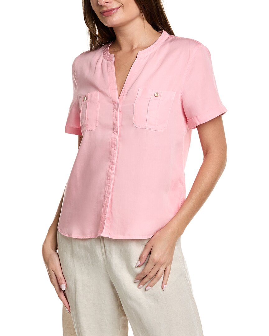 Shop Tommy Bahama Mission Beach Camp Shirt In Pink