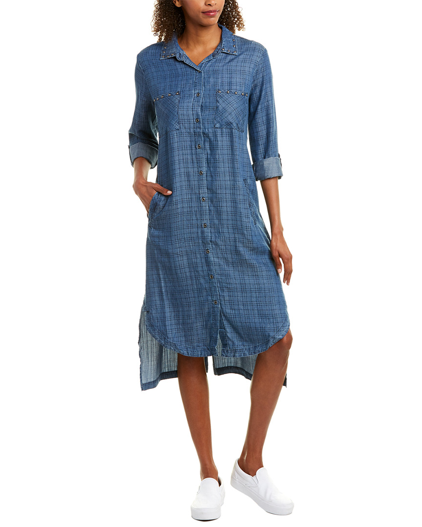 Image of Billy T Button-Down Shirtdress