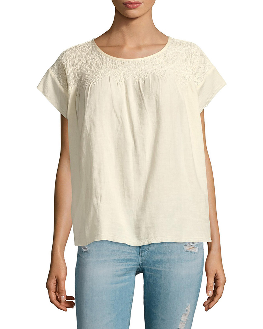 Image of Current/Elliott The Smocked Top