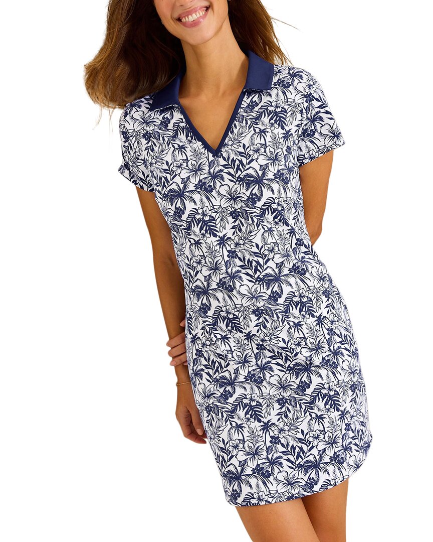 Tommy Bahama Aubrey Seaport Resort Mini Dress In Blue