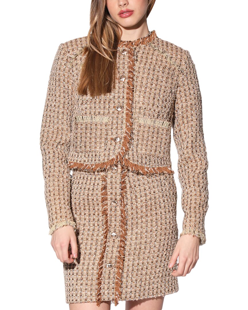 WALTER BAKER WALTER BAKER IRENE BOXY FIT WOOL-BLEND JACKET 