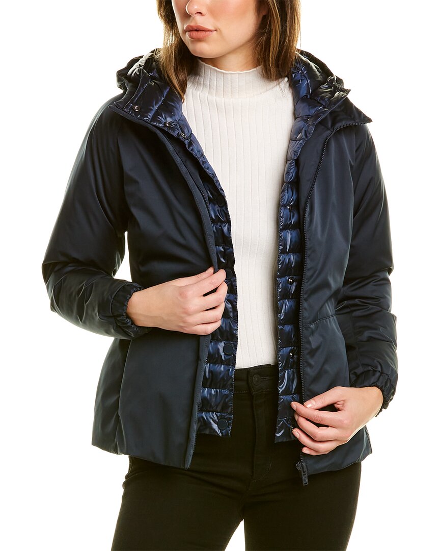 Shop Colmar Recycled Three-layer Jacket In Navy