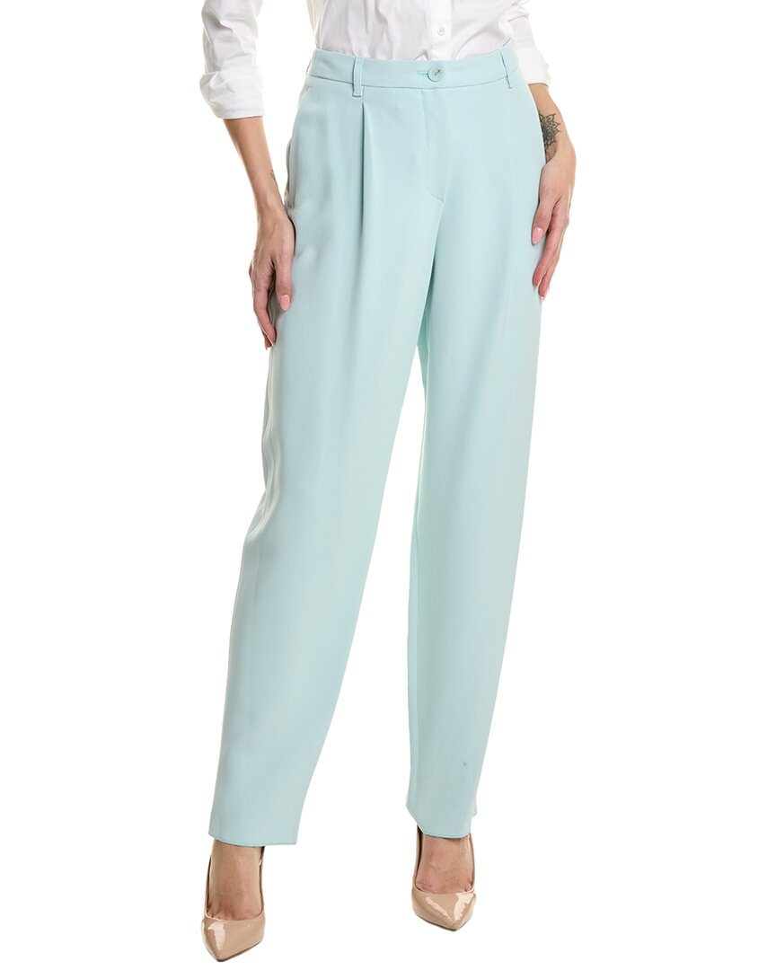 Emporio Armani Trouser In Blue