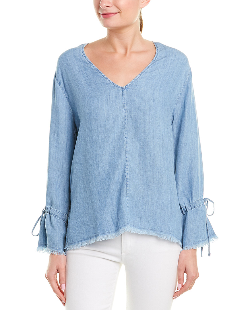 Image of Rails Zimi Linen-Blend Top