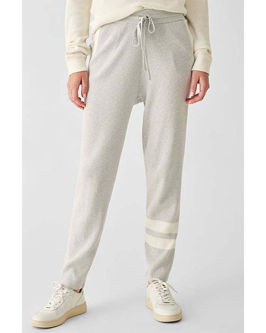 Shop Faherty Mikki Cashmere-blend Sweatpant In Grey