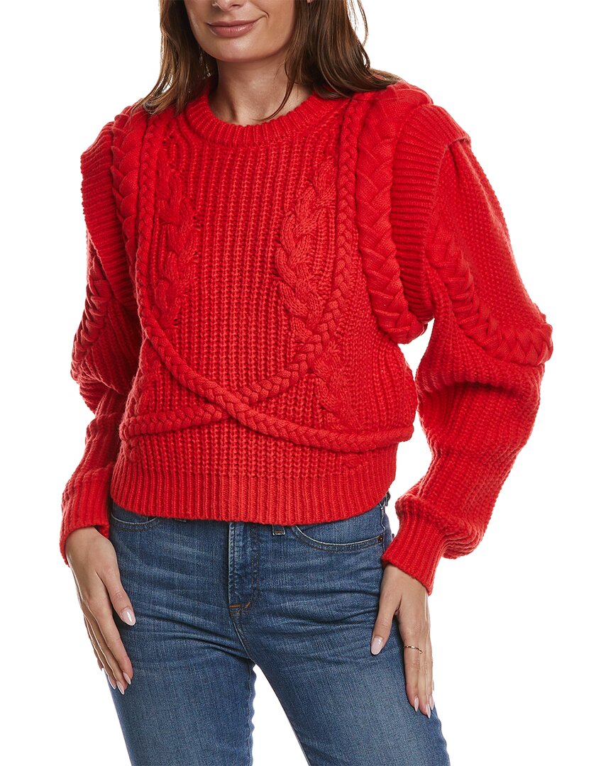 Shop Ronny Kobo Catrin Sweater In Red