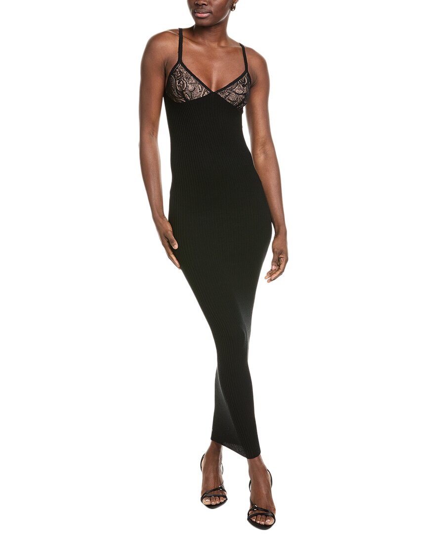 Ronny Kobo Pascale Maxi Dress In Black