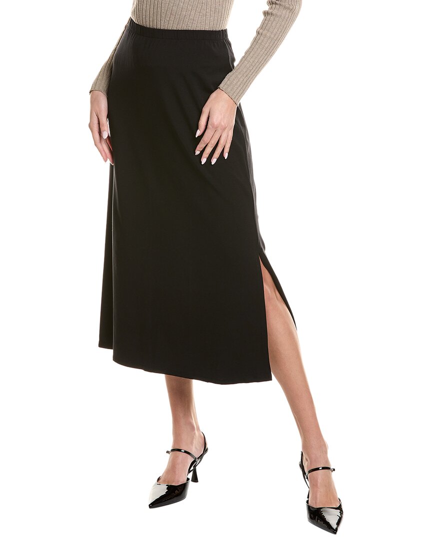 Shop Eileen Fisher Straight Skirt In Black