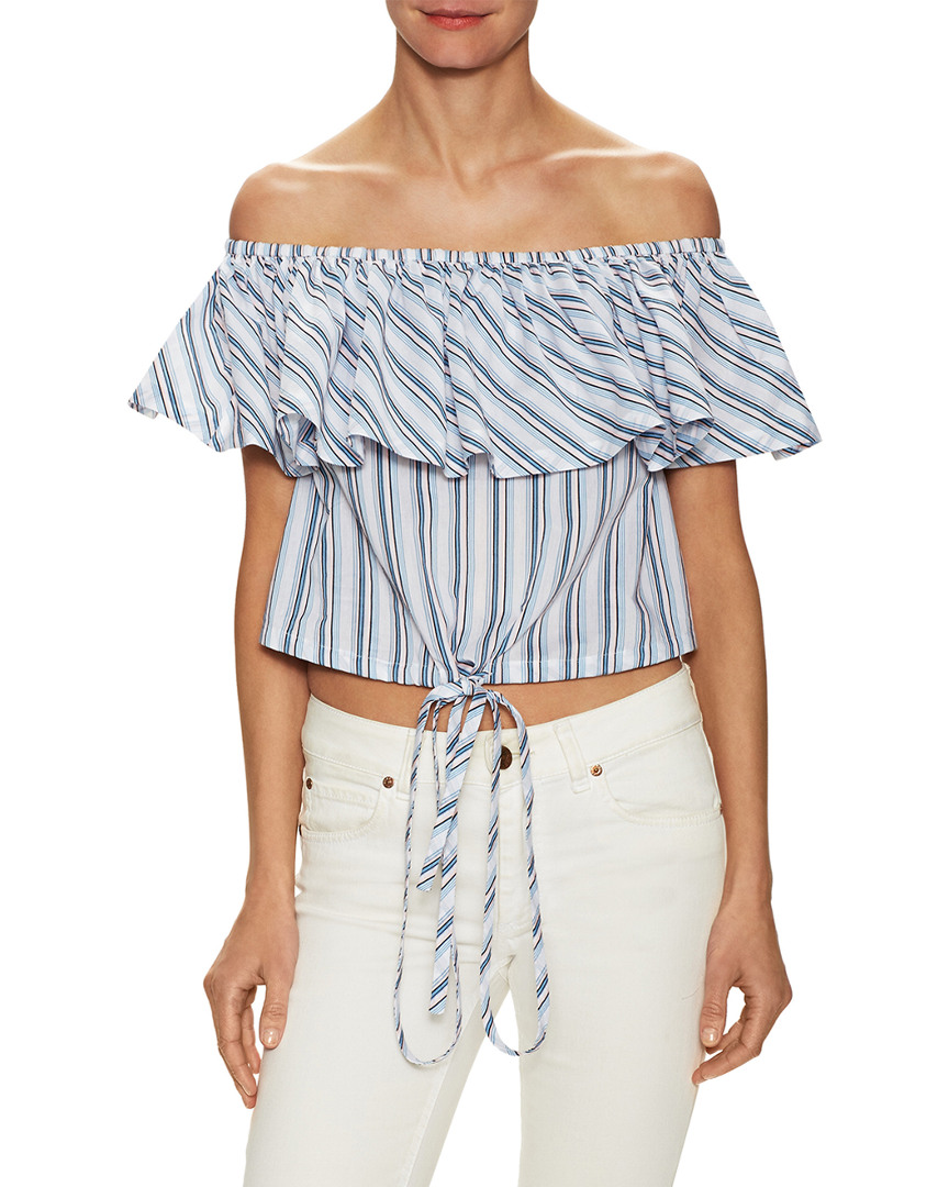 Image of Jill Stuart Bahar Striped Blouse