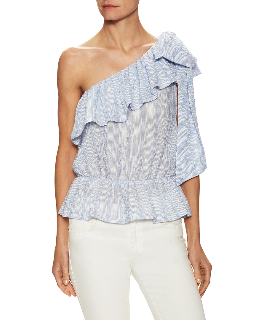 Image of Jill Stuart Aurore One-Shoulder Blouse