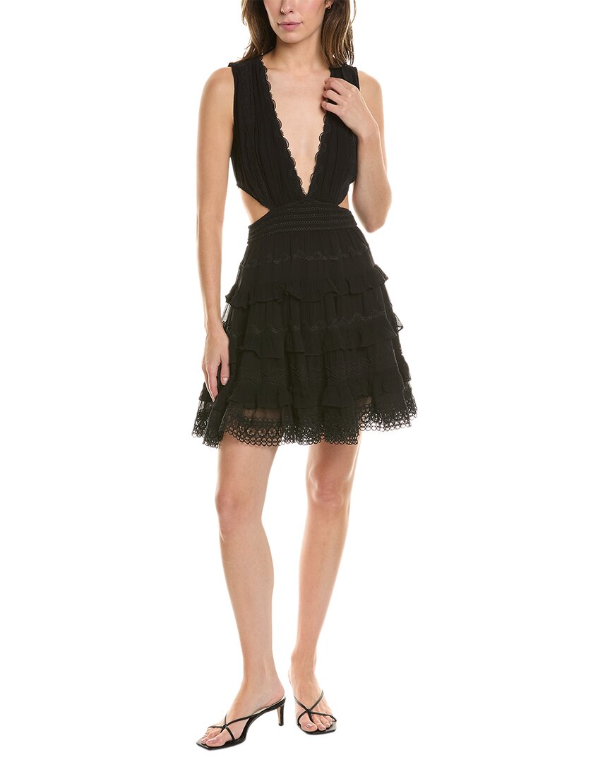 Shop Rococo Sand Tessa Mini Dress In Black