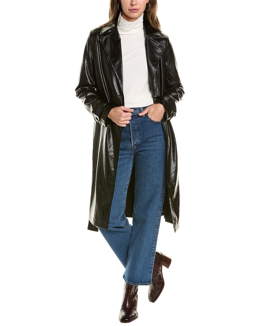 Tart Valda Trench Coat In Black