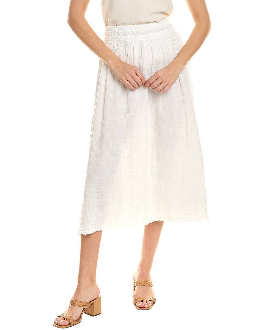 Shop Nation Ltd Safa Midi Skirt In White