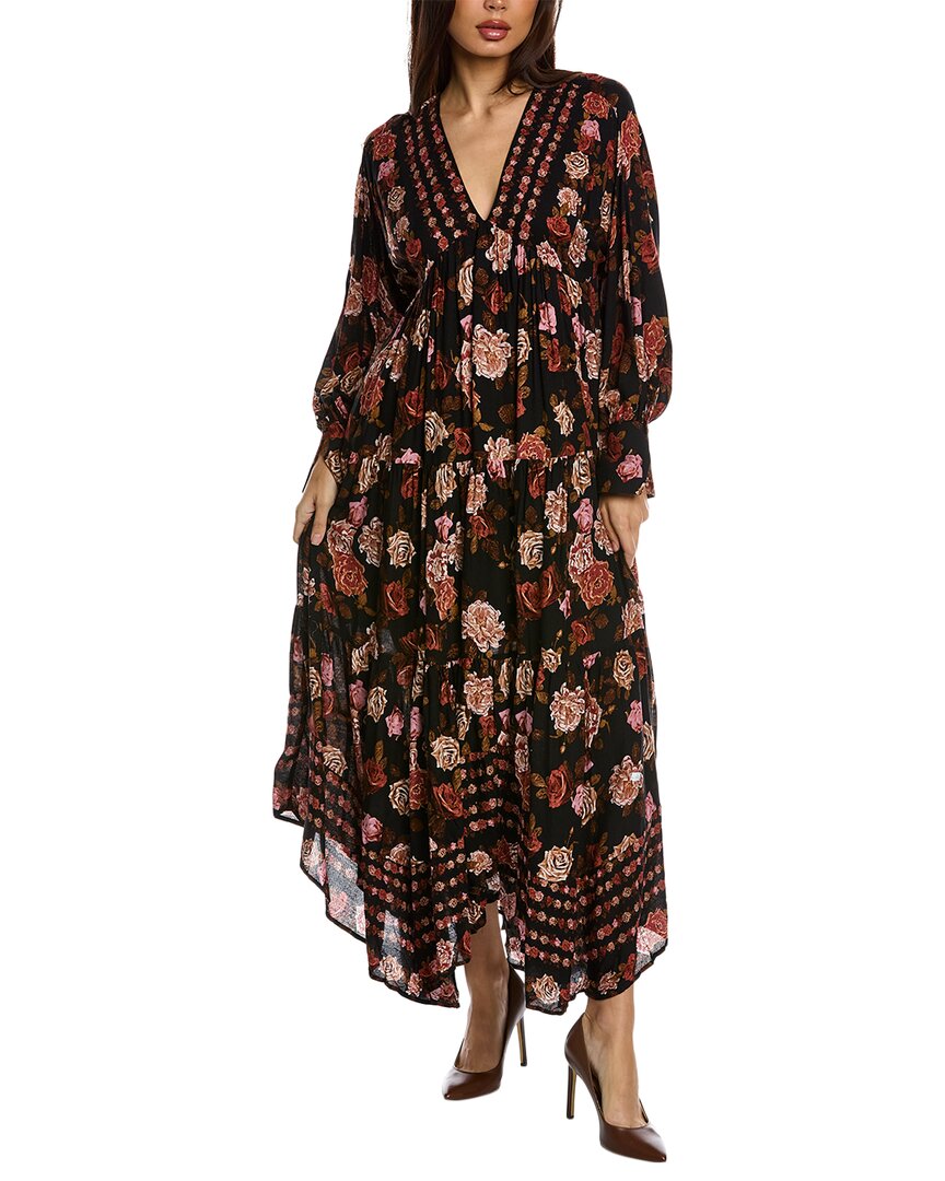Free People Rows Of Roses Maxi Dress | ModeSens