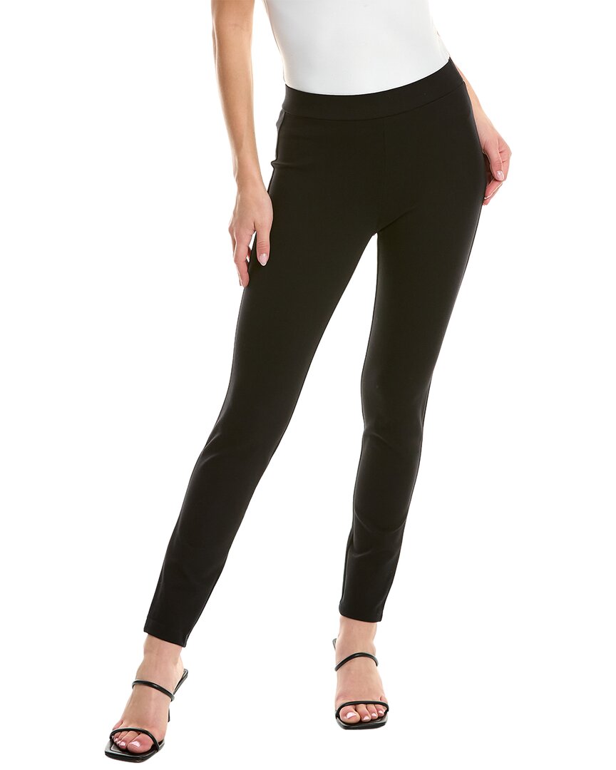 Theory Tapered Pull-on Pant In Precision Ponte In Black