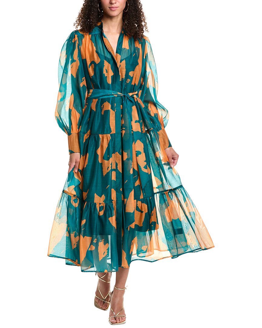 Beulah Tiered Maxi Shirtdress