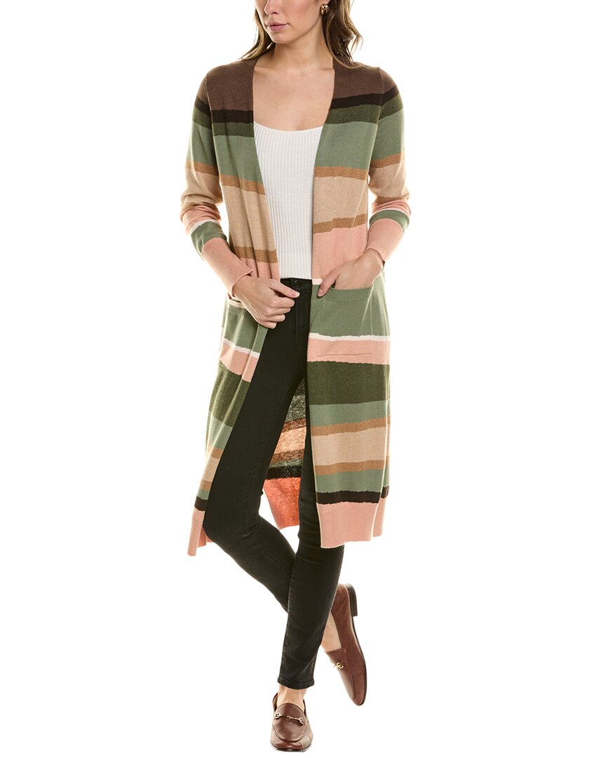 WISPR WISPR SAND DUNE SILK-BLEND MAXI CARDIGAN 