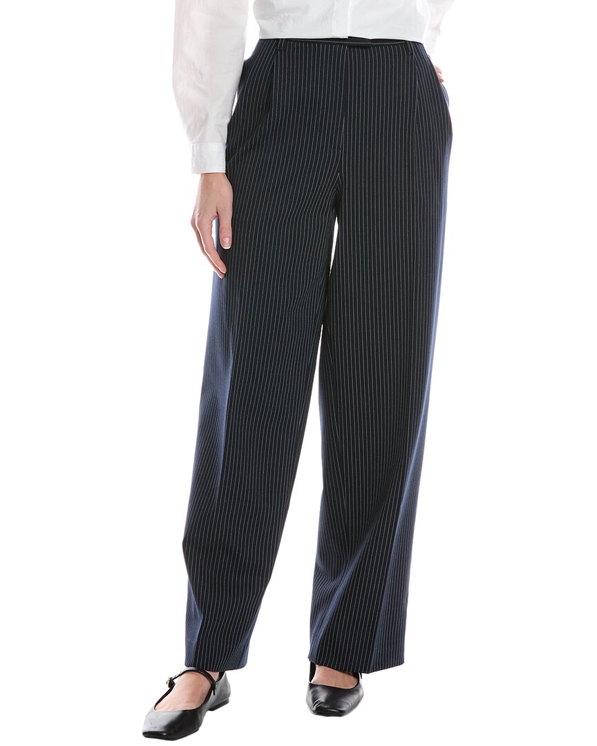 Rag & Bone Marianne Ponte Pants Navystrp In Blue