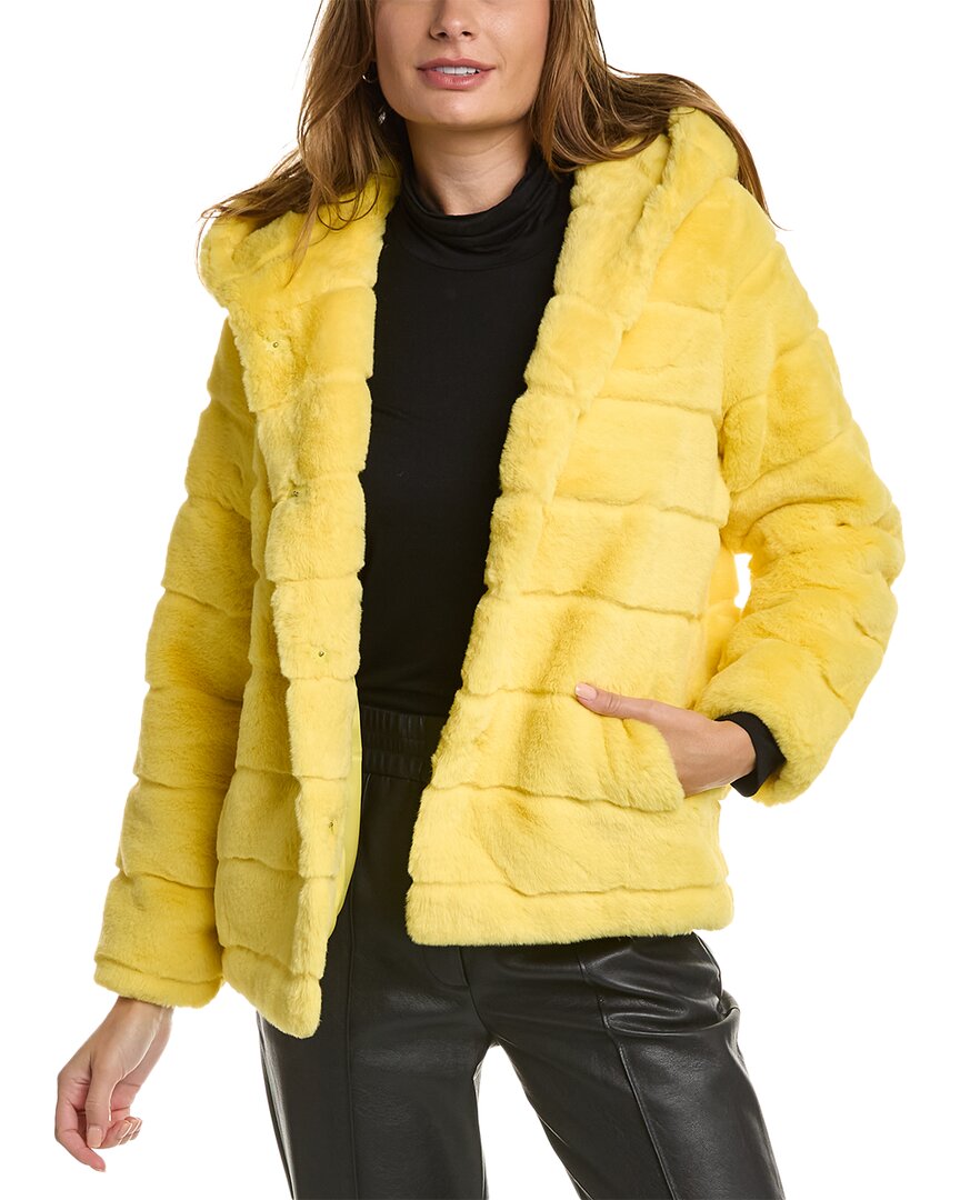 Shop Apparis Goldie Jacket In Yellow