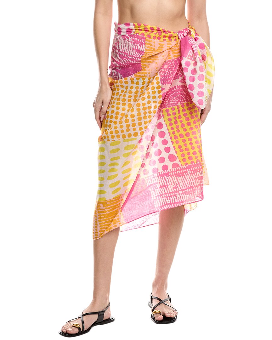 Echo Patchwork Pareo Wrap In-a-bag In Pink