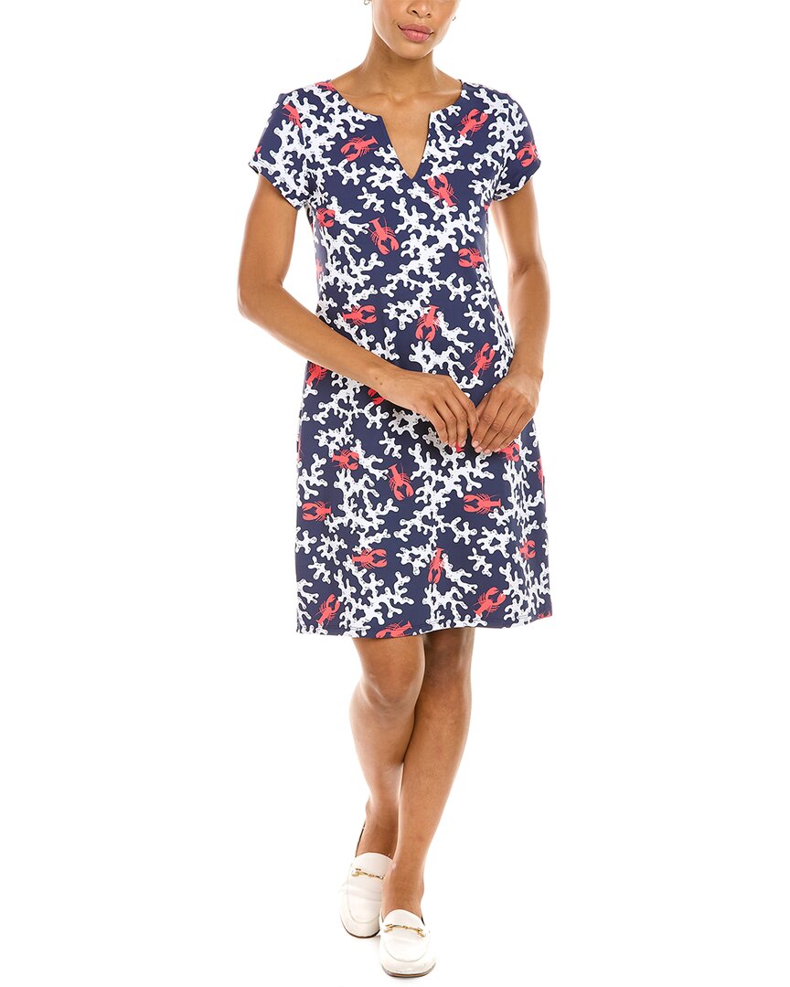 Shop Melly M Osterville Shift Dress In Blue