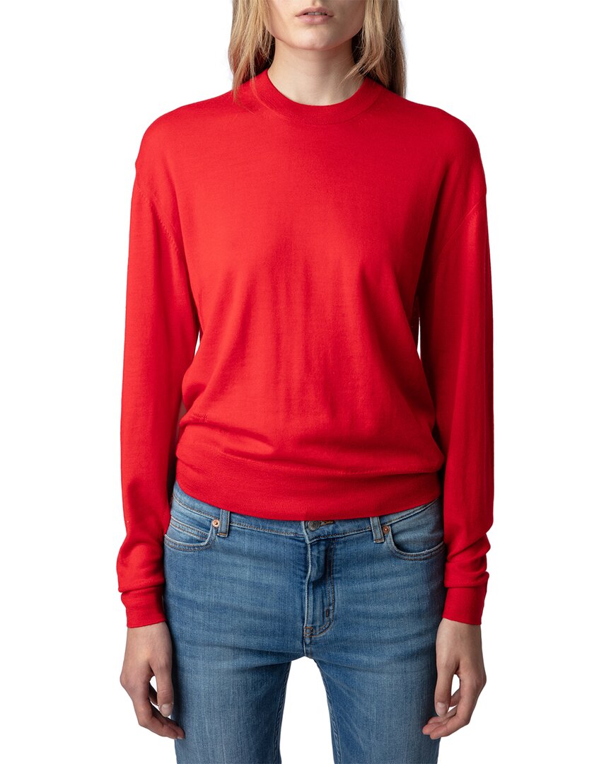 Zadig & Voltaire Emma Cut-out-sleeves Wool Jumper