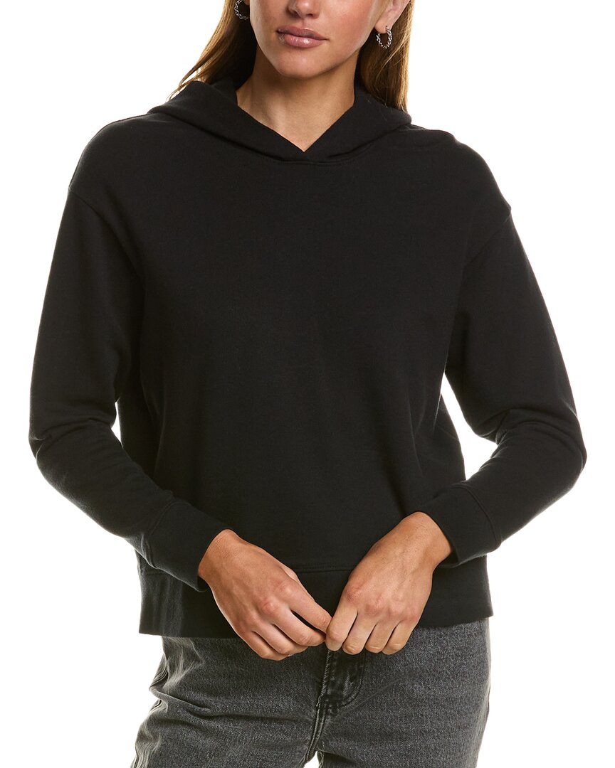 James Perse Pullover Hoodie In Black