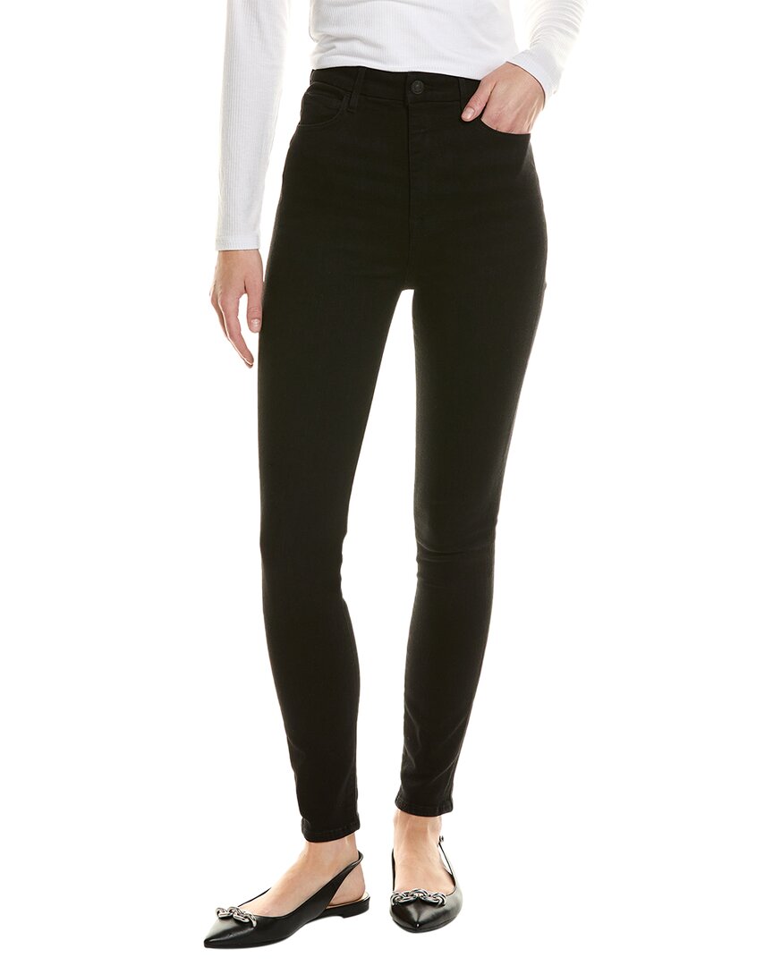 Shop 7 For All Mankind Orchid Ultra High-rise Skinny Jean In Black