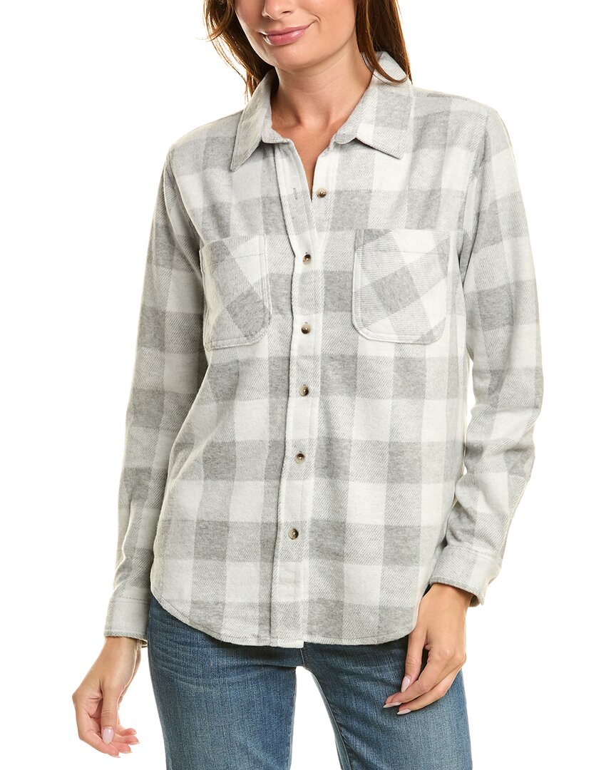 BEACHLUNCHLOUNGE BEACHLUNCHLOUNGE SALLY BRUSHED FLANNEL SHIRT