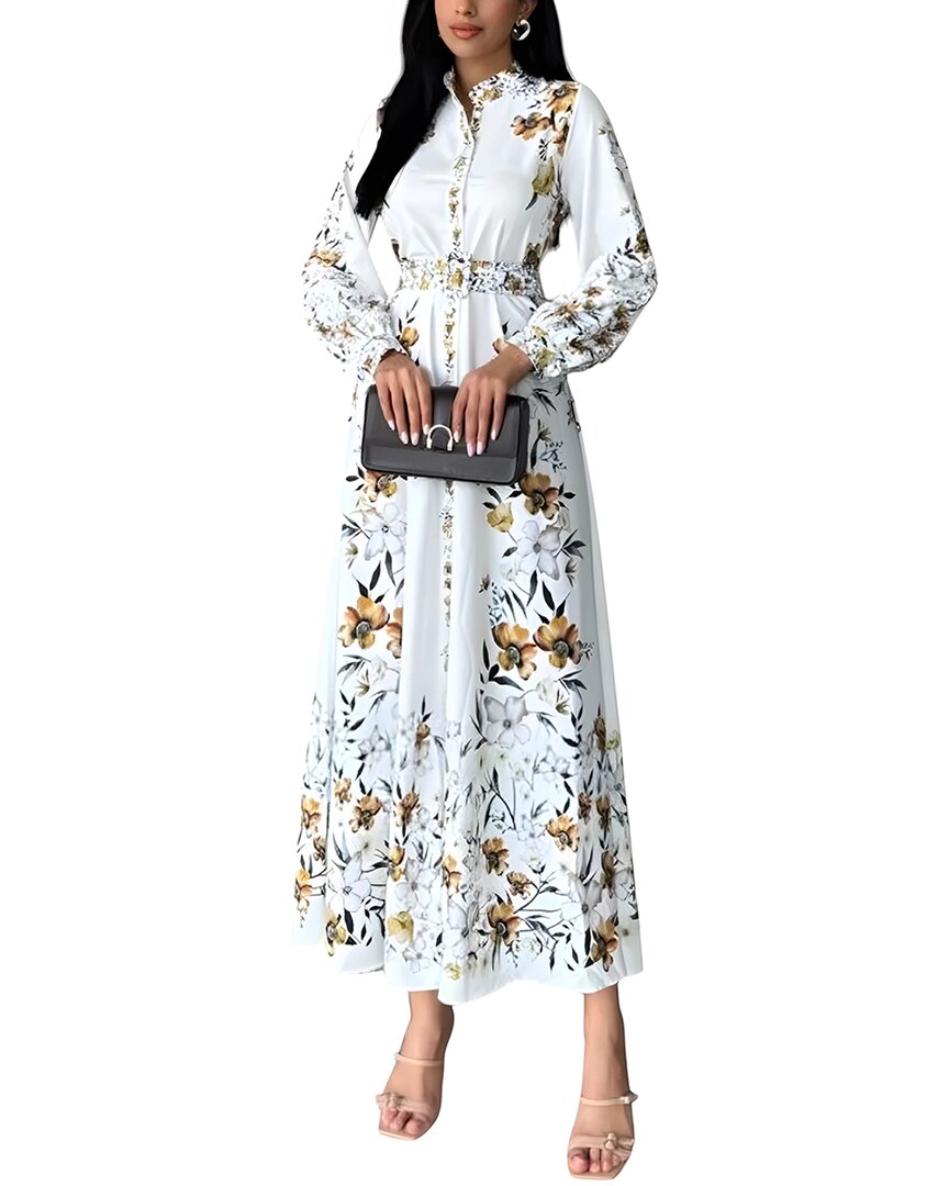 Wellway Long Sleeve Maxi Dress